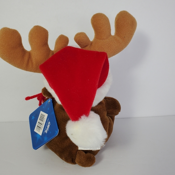Kris Moose Vintage Sears Holiday Christmas Moose Plush 2005 - Picture 3 of 6